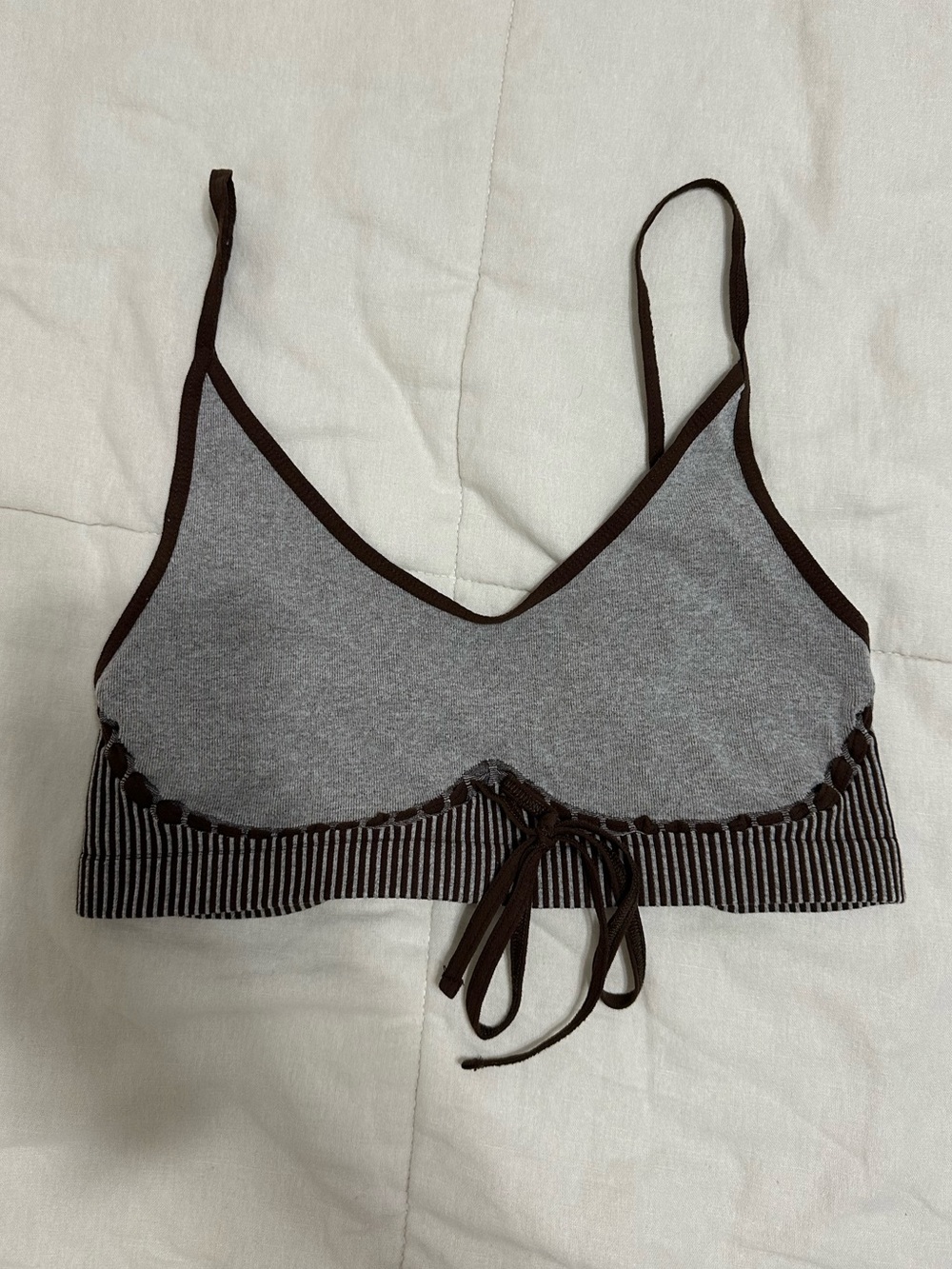 Free People Intimately Brown Bow Bralette